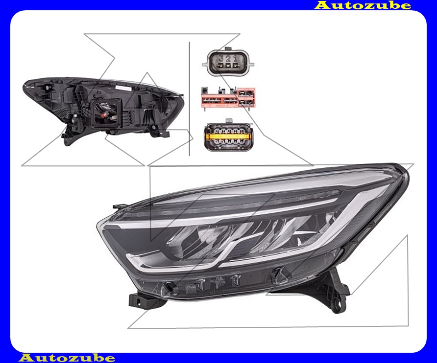 Fényszóró bal (LED) elektronika nélkül {HELLA} Fényszóró bal (LED) elektronika nélkül {HELLA}