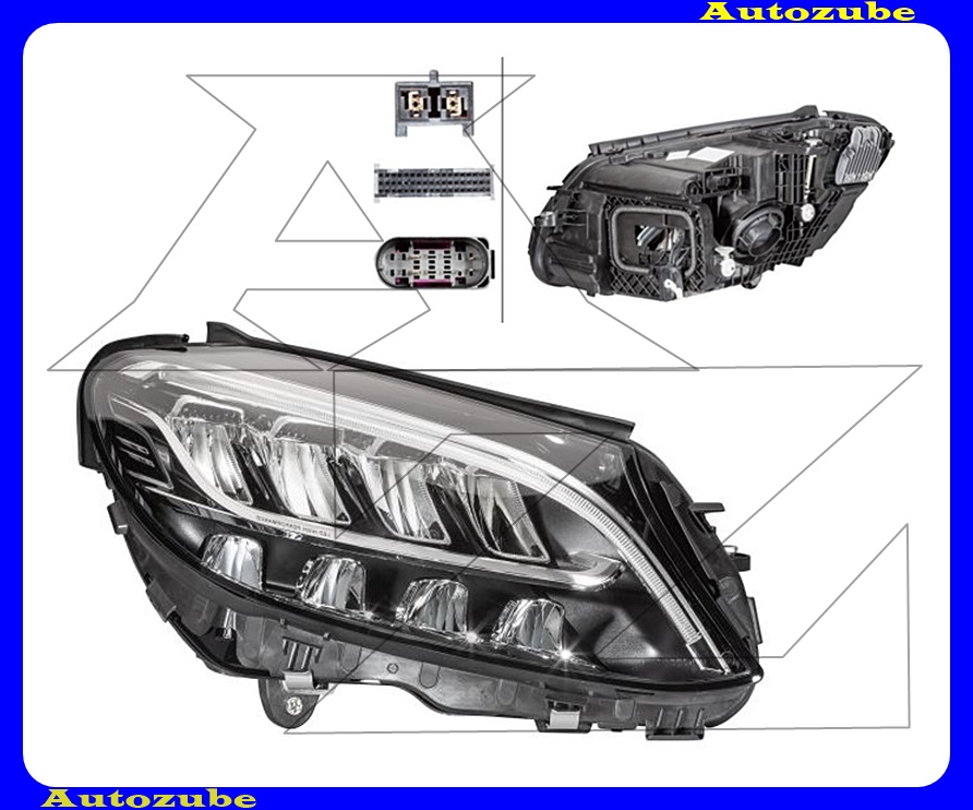Fényszóró jobb (full-LED) elektronika nélkül {HELLA} Fényszóró jobb (full-LED) elektronika nélkül {HELLA}