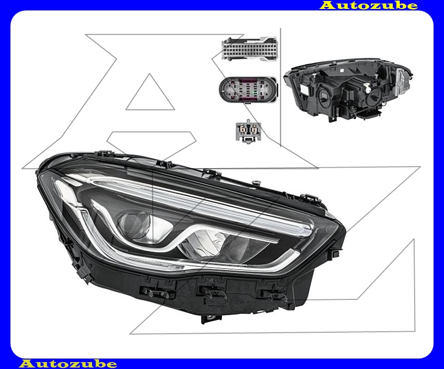 Fényszóró jobb (LED) villogóval (LED) távfényszóróval (LED) nappali fénnyel (LED) tompított fénnyel (LED) helyzetjelzővel (LED) felirattal: LED High Performance {HELLA} Fényszóró jobb (LED) villogóval (LED) távfényszóróval (LED) nappali fénnyel (LED) tompított fénnyel (LED) helyzetjelzővel (LED) felirattal: LED High Performance {HELLA}