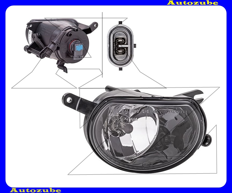 Ködlámpa jobb (H11) {HELLA} Ködlámpa jobb (H11) {HELLA}