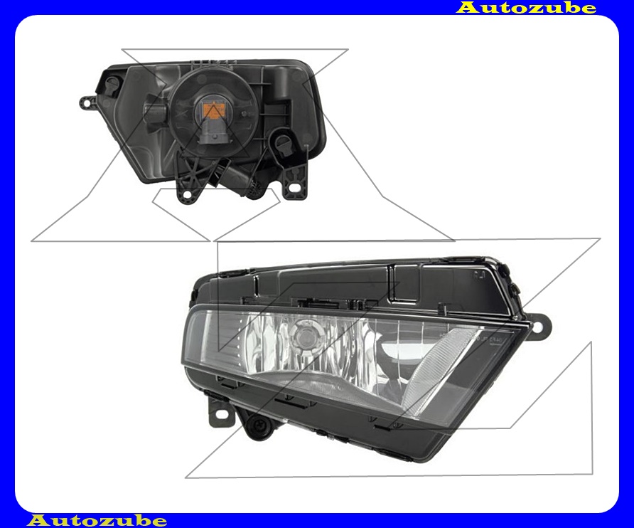 Ködlámpa jobb (H8) {HELLA} Ködlámpa jobb (H8) {HELLA}