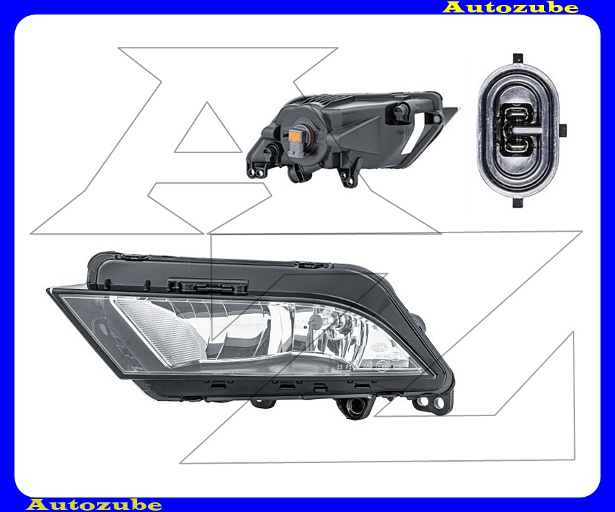 Ködlámpa bal (H8) {HELLA} Ködlámpa bal (H8) {HELLA}
