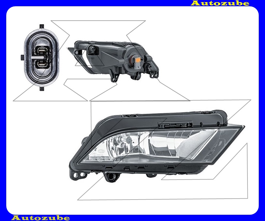 Ködlámpa jobb (H8) {HELLA} Ködlámpa jobb (H8) {HELLA}