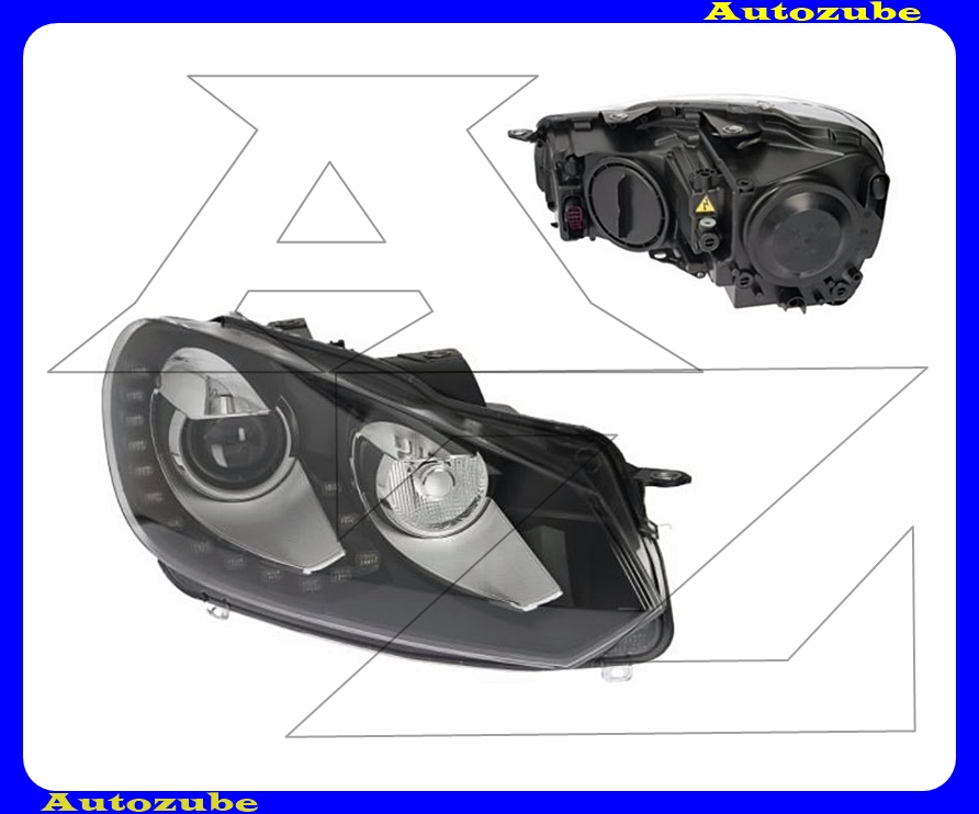 Fényszóró jobb Bi-XENON (D1S/LED) kanyarkövetős, nappali fénnyel, motorral (izzó és elektronika nélkül) {HELLA} Fényszóró jobb Bi-XENON (D1S/LED) kanyarkövetős, nappali fénnyel, motorral (izzó és elektronika nélkül) {HELLA}