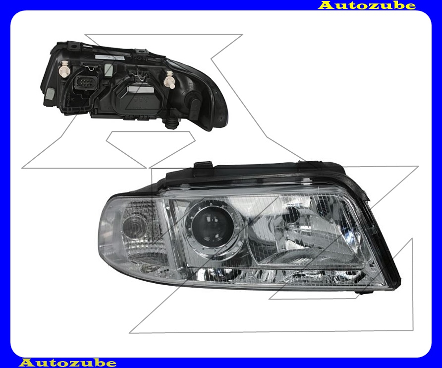 Fényszóró jobb (H7/H7) (motor nélkül) {TYC} Fényszóró jobb (H7/H7) (motor nélkül) {TYC}