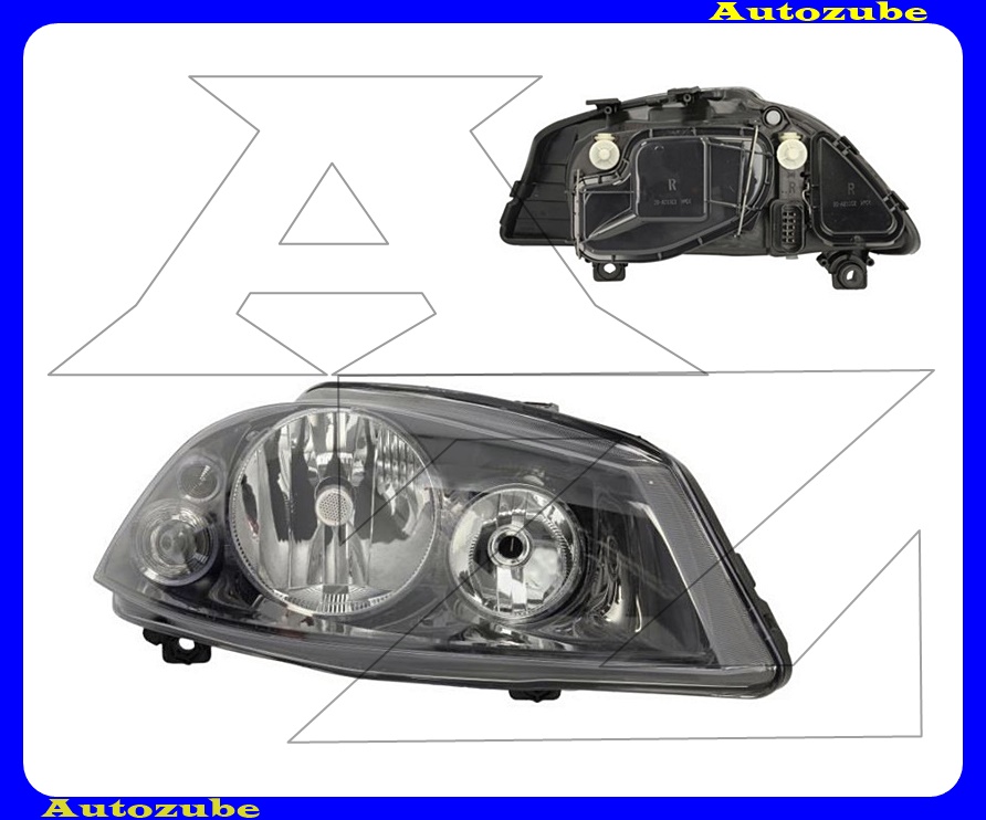 Fényszóró jobb (H3/H7) (motor nélkül) {TYC} Fényszóró jobb (H3/H7) (motor nélkül) {TYC}