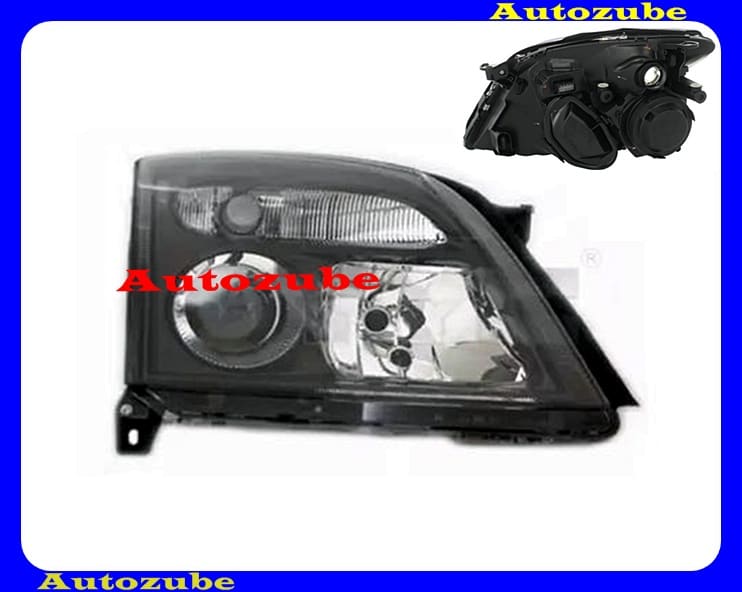 Fényszóró jobb fekete házas (H7/H7) (motor nélkül) {TYC} Fényszóró jobb fekete házas (H7/H7) (motor nélkül) {TYC}