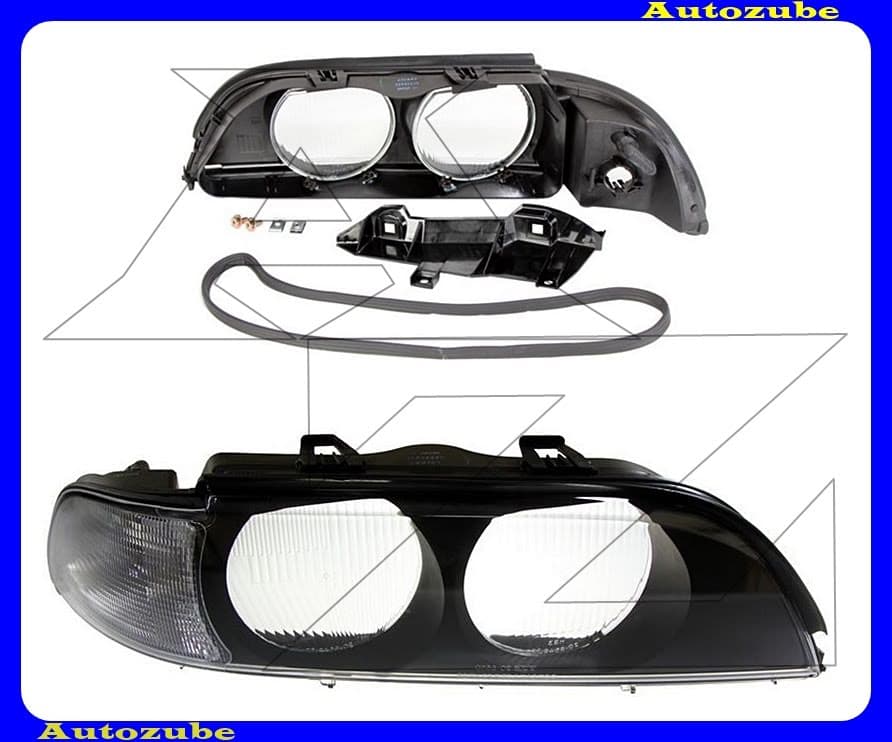 Fényszóró üveg jobb fehér indexel (H7/HB3 fényszóróhoz) {TYC} Fényszóró üveg jobb fehér indexel (H7/HB3 fényszóróhoz) {TYC}