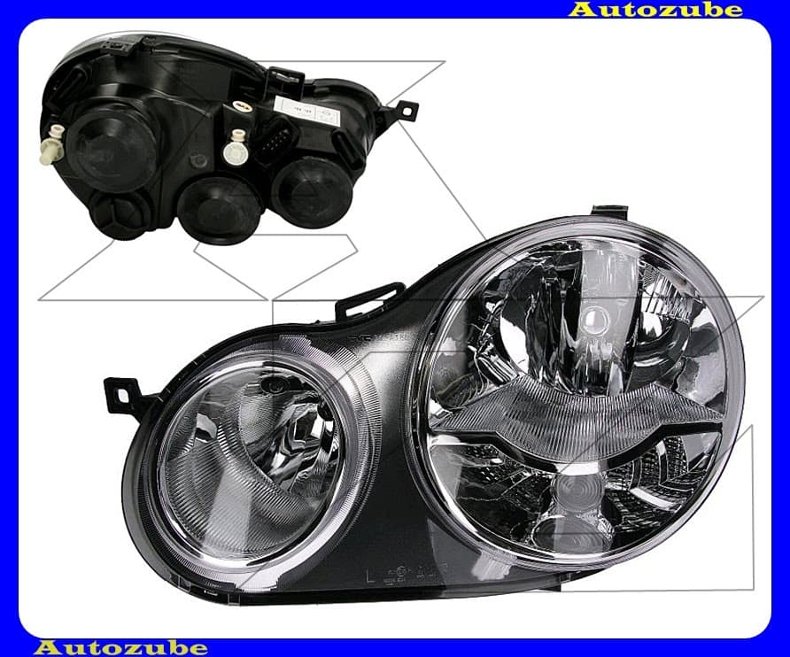 Fényszóró bal (H7/H1) motorral Fényszóró bal (H7/H1) motorral