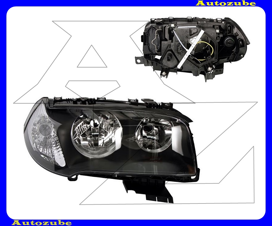 Fényszóró jobb fehér prizmás (H7/H7) motorral {TYC} Fényszóró jobb fehér prizmás (H7/H7) motorral {TYC}