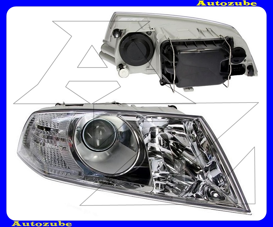 Fényszóró jobb projektoros (DE-H7/H1) motorral {TYC} Fényszóró jobb projektoros (DE-H7/H1) motorral {TYC}