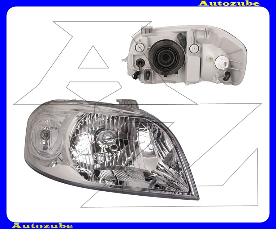 Fényszóró jobb (H4) motorral {TYC} Fényszóró jobb (H4) motorral {TYC}