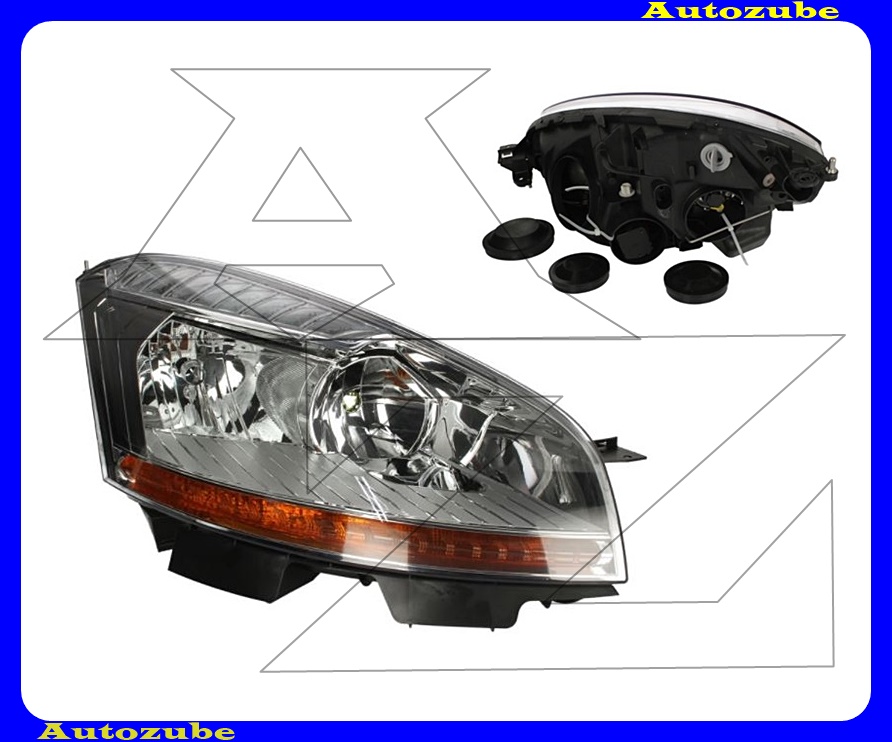 Fényszóró jobb (H7/H1) motorral {TYC} Fényszóró jobb (H7/H1) motorral {TYC}