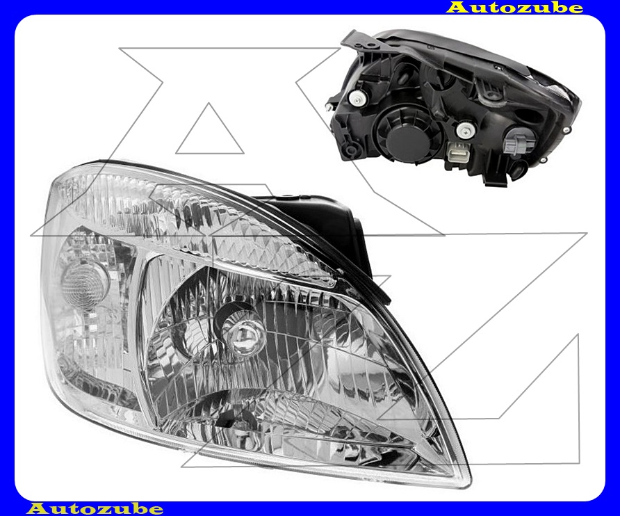 Fényszóró jobb (H4) motorral {TYC} Fényszóró jobb (H4) motorral {TYC}