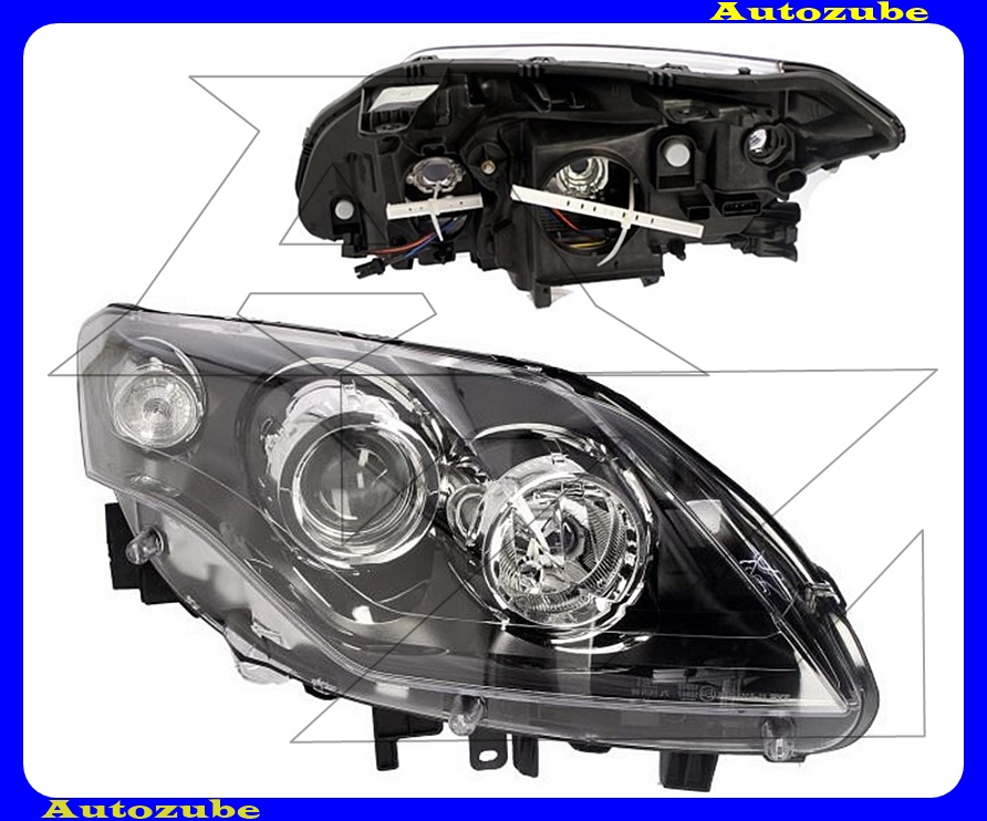 Fényszóró jobb fekete házas (H7/H7) Fényszóró jobb fekete házas (H7/H7)