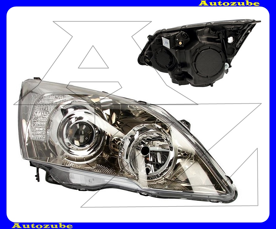 Fényszóró jobb füstszürke házas (H1/HB3) motorral {TYC} Fényszóró jobb füstszürke házas (H1/HB3) motorral {TYC}