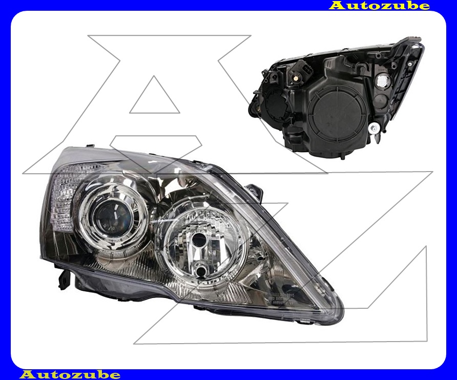 Fényszóró jobb XENON, króm házas (D2S/HB3) (izzó és elektronika nélkül) {TYC} Fényszóró jobb XENON, króm házas (D2S/HB3) (izzó és elektronika nélkül) {TYC}