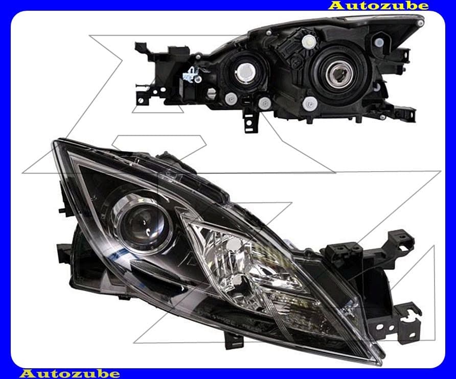 Fényszóró jobb (H11/H9) motorral {TYC} Fényszóró jobb (H11/H9) motorral {TYC}