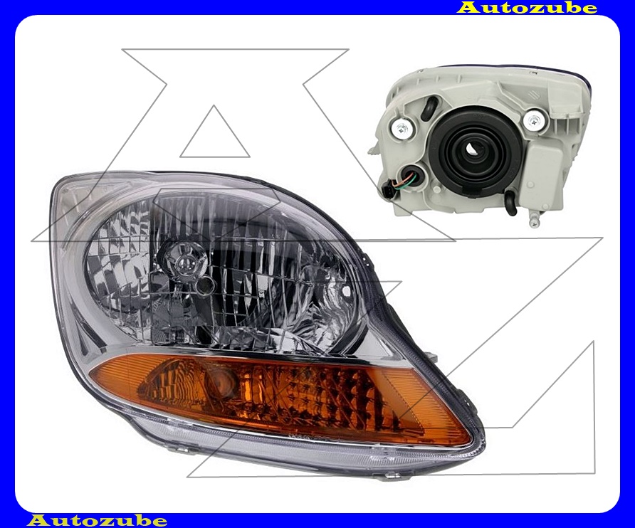 Fényszóró jobb (H4) motorral {TYC} Fényszóró jobb (H4) motorral {TYC}