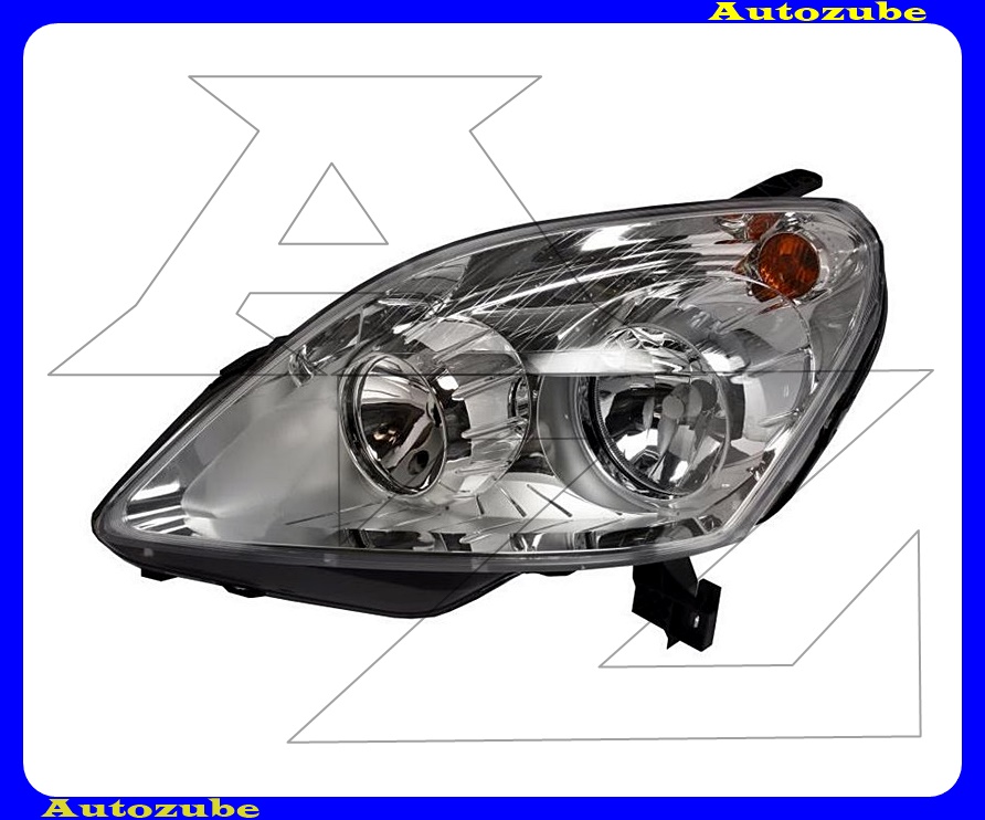 Fényszóró bal króm házas (H7/H1) motorral {AL} Fényszóró bal króm házas (H7/H1) motorral {AL}