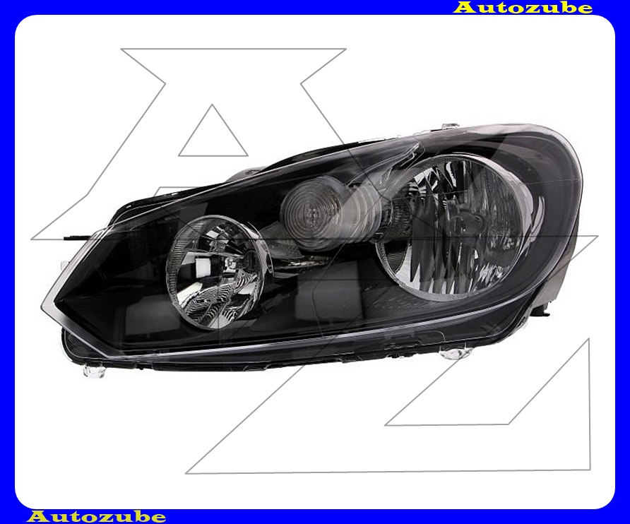 Fényszóró bal fekete házas (H7/H15) motorral Fényszóró bal fekete házas (H7/H15) motorral