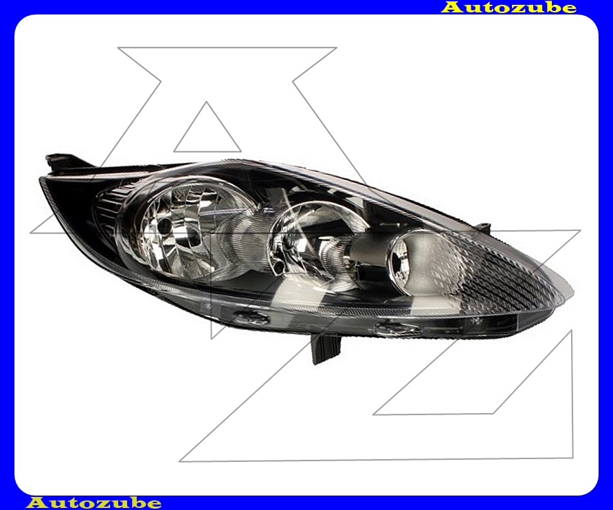 Fényszóró jobb fekete házas (H7/H1) motorral {TYC} Fényszóró jobb fekete házas (H7/H1) motorral {TYC}