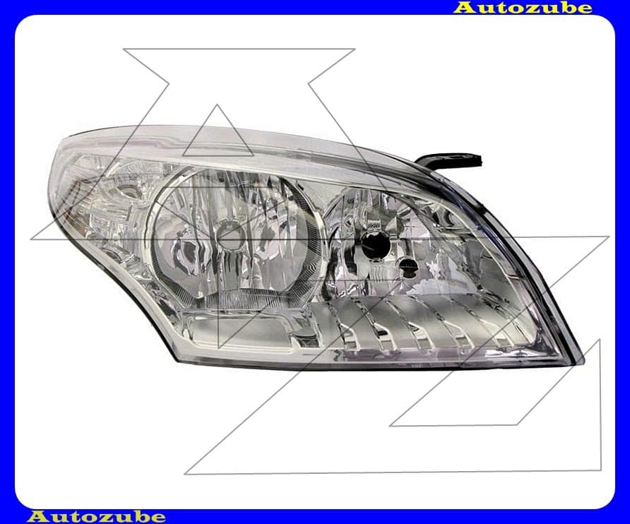 Fényszóró jobb króm házas, nappali fénnyel (2xH7/P21W) motorral {TYC} Fényszóró jobb króm házas, nappali fénnyel (2xH7/P21W) motorral {TYC}