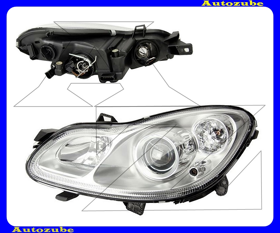 Fényszóró bal (H7/H7) motorral {TYC} Fényszóró bal (H7/H7) motorral {TYC}