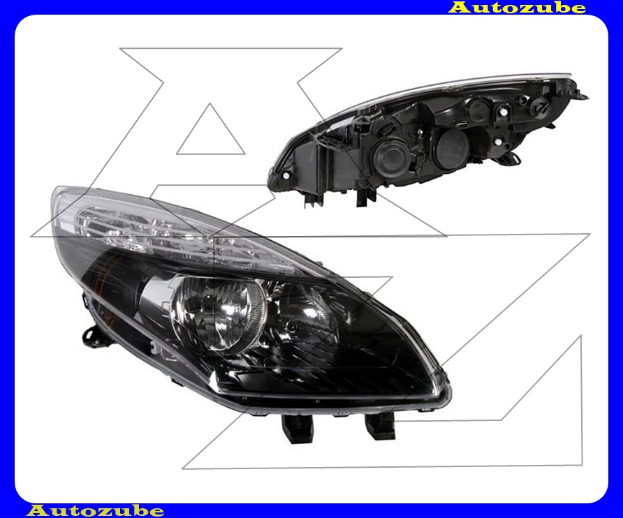 Fényszóró jobb (H7/H7) (motor nélkül) {TYC} Fényszóró jobb (H7/H7) (motor nélkül) {TYC}