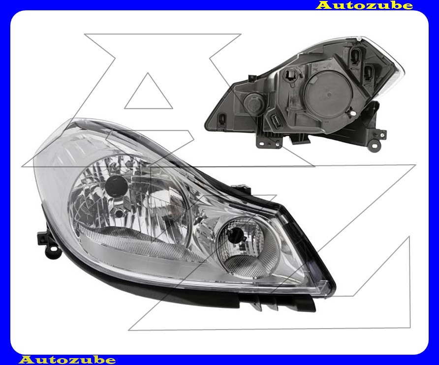 Fényszóró jobb (H4) (motor nélkül) {TYC} /RENDELÉSRE/ Fényszóró jobb (H4) (motor nélkül) {TYC} /RENDELÉSRE/