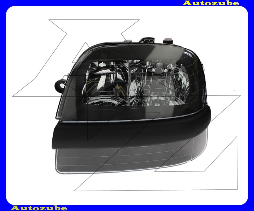 Fényszóró bal (2xH7/H1) ködlámpás (motor nélkül) {TYC} Fényszóró bal (2xH7/H1) ködlámpás (motor nélkül) {TYC}