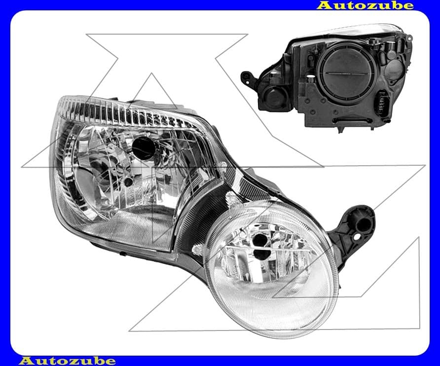 Fényszóró jobb (H4/H7/P13W) ködlámpás, motorral (YETI logo nélkül) {TYC} Fényszóró jobb (H4/H7/P13W) ködlámpás, motorral (YETI logo nélkül) {TYC}