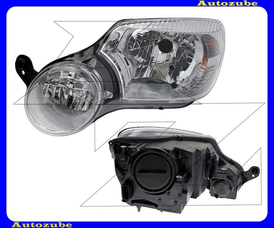 Fényszóró bal (H4/P13W) motorral (YETI logo nélkül) {TYC} Fényszóró bal (H4/P13W) motorral (YETI logo nélkül) {TYC}