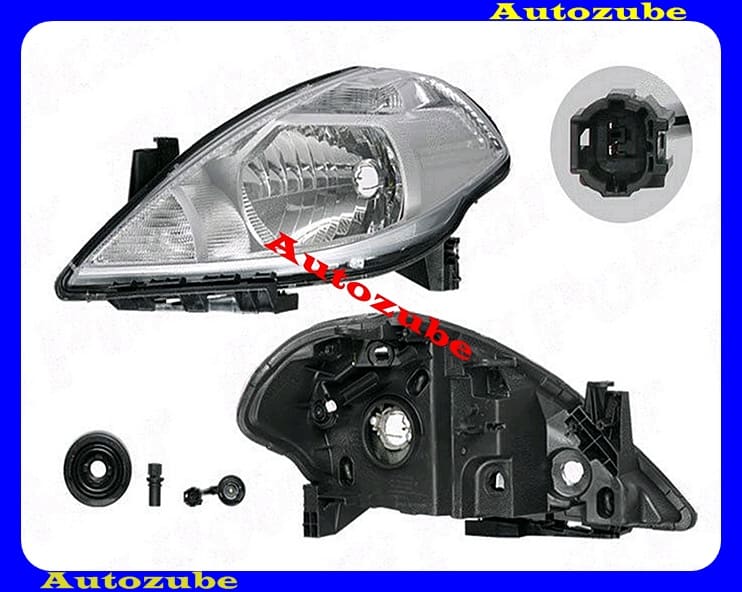 Fényszóró bal (H4) (motor nélkül) {TYC} Fényszóró bal (H4) (motor nélkül) {TYC}