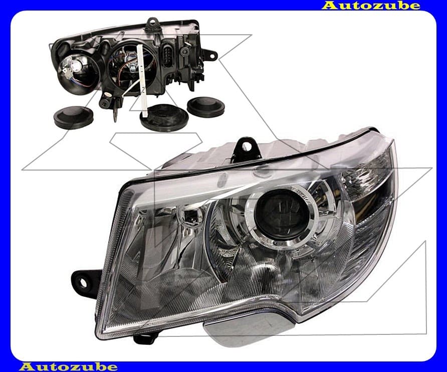 Fényszóró bal (H7/H3) motorral {TYC} Fényszóró bal (H7/H3) motorral {TYC}