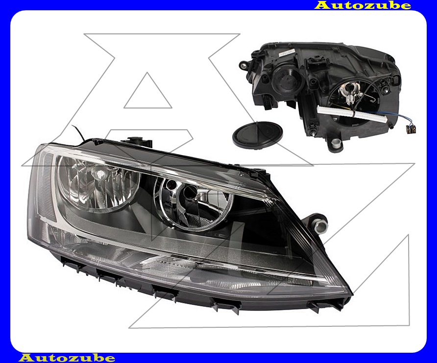 Fényszóró jobb (H7/H7) motorral {TYC} Fényszóró jobb (H7/H7) motorral {TYC}