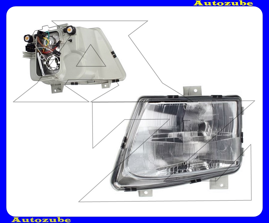 Fényszóró bal (H4/H1) V-class díszrácshoz manuális {TYC} Fényszóró bal (H4/H1) V-class díszrácshoz manuális {TYC}