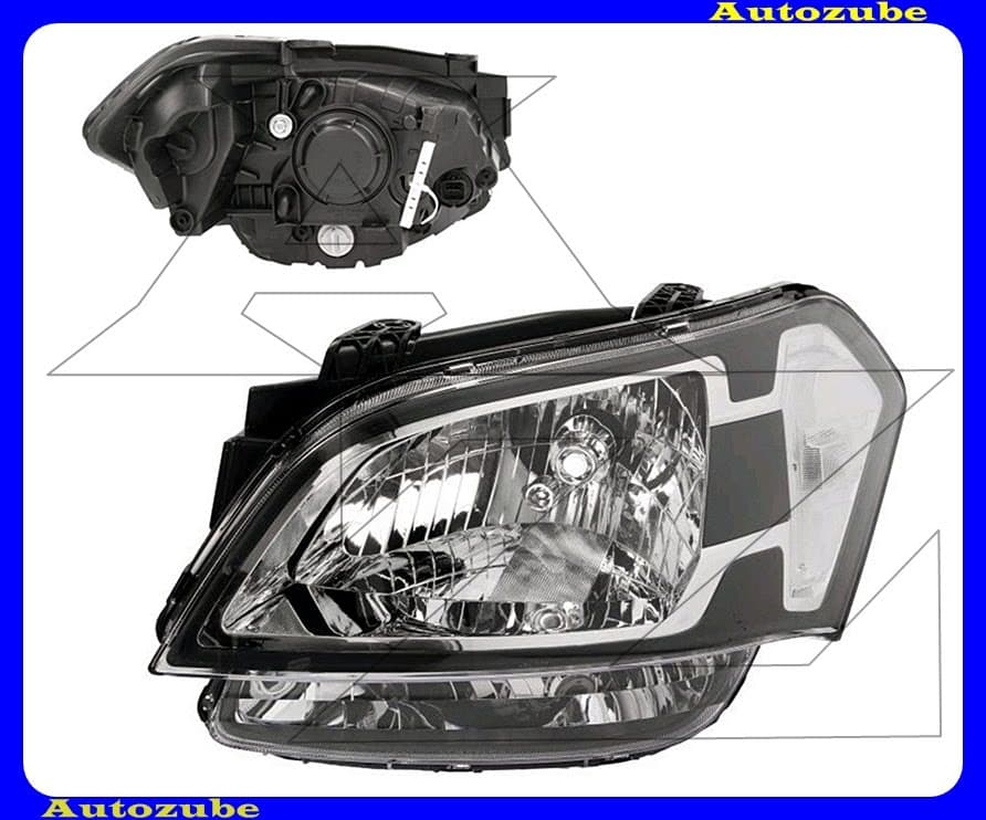 Fényszóró bal (H4) (motor nélkül) {TYC} Fényszóró bal (H4) (motor nélkül) {TYC}