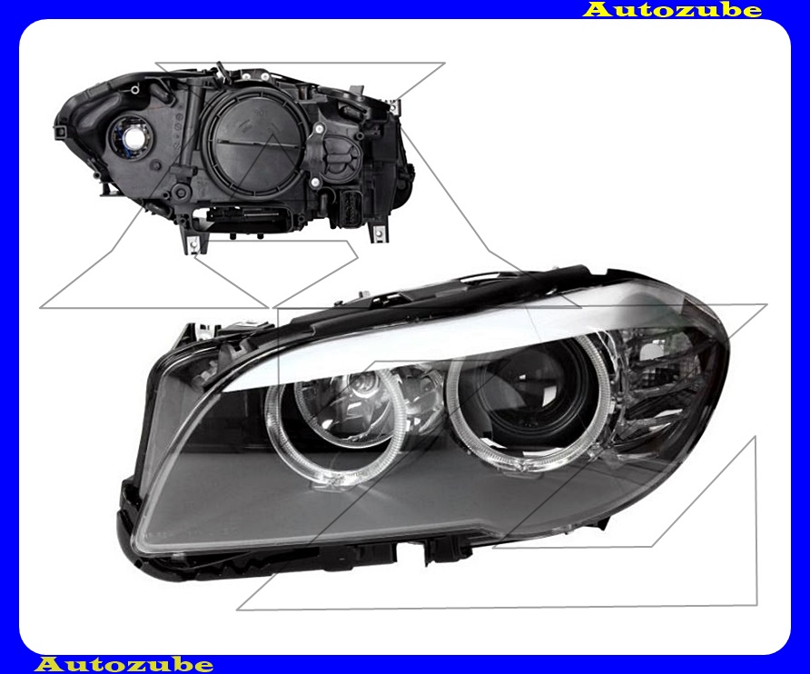 Fényszóró bal (H7/H7/LED) motorral {TYC} Fényszóró bal (H7/H7/LED) motorral {TYC}