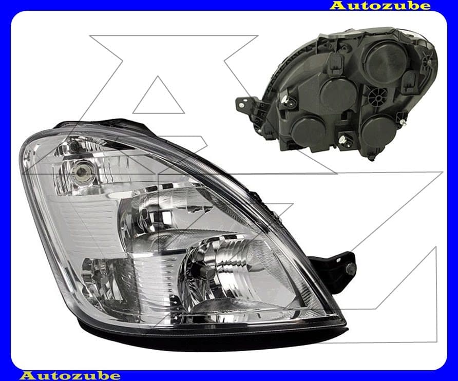 Fényszóró jobb (2xH7/H1) motorral {TYC} Fényszóró jobb (2xH7/H1) motorral {TYC}