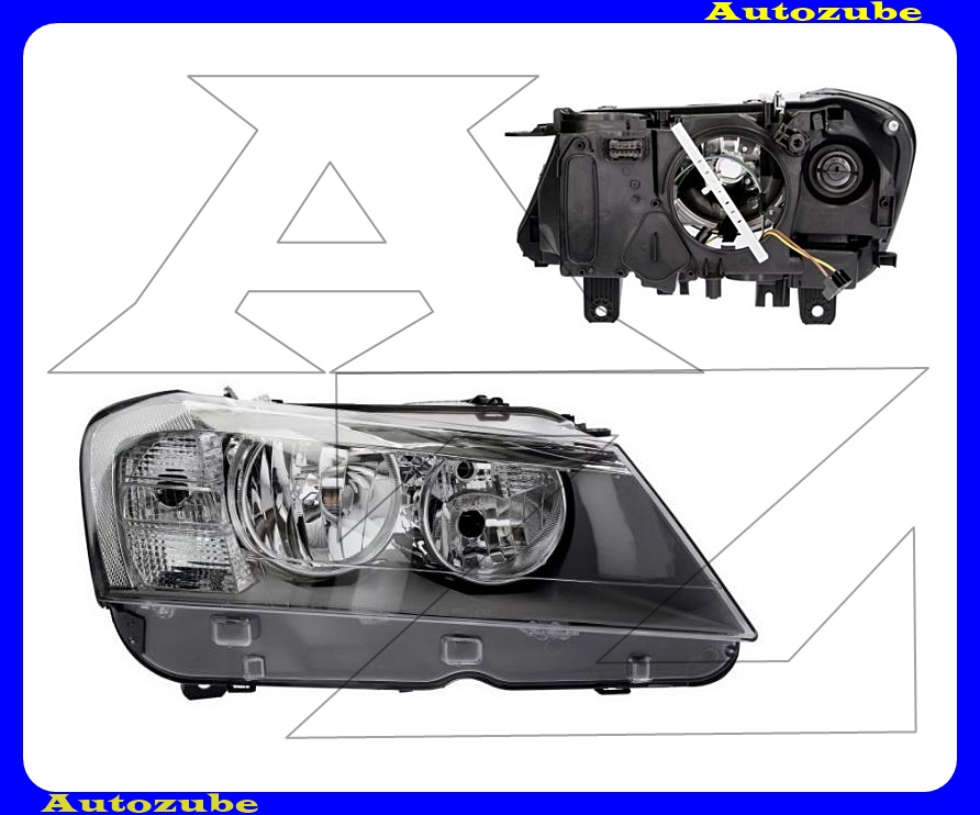 Fényszóró jobb (H7/H7) motorral {TYC} Fényszóró jobb (H7/H7) motorral {TYC}