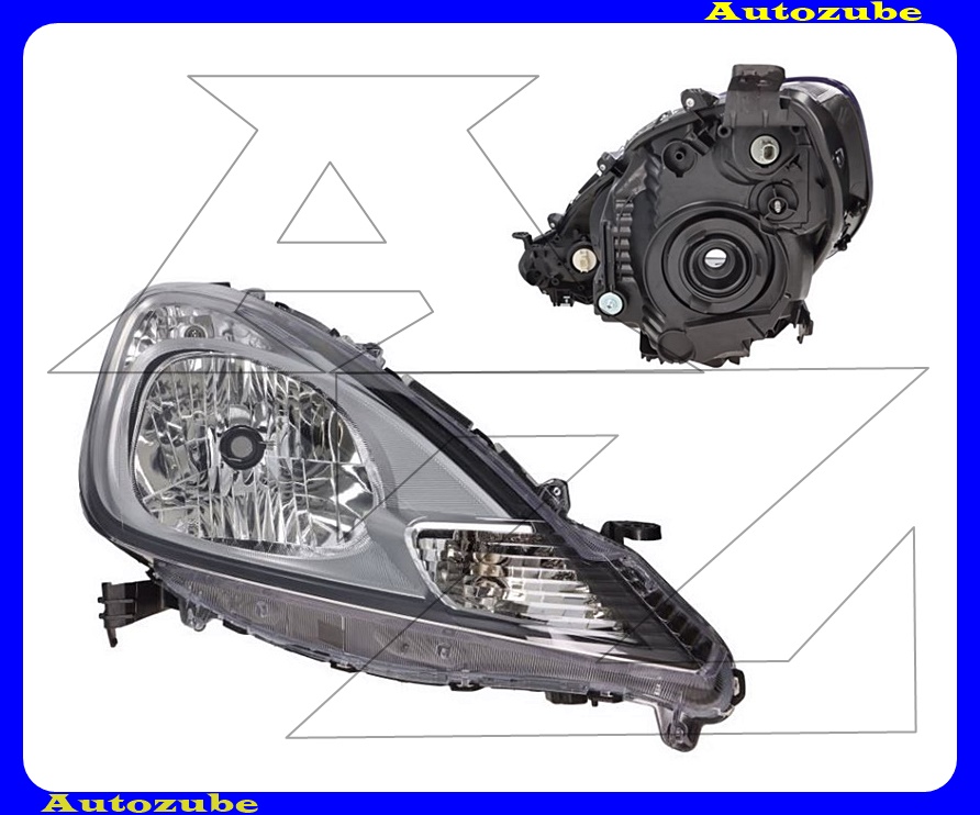 Fényszóró jobb (H4) kézi/elektromos állítású is. {TYC} Fényszóró jobb (H4) kézi/elektromos állítású is. {TYC}