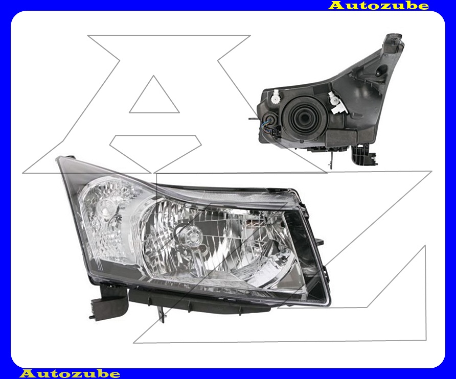 Fényszóró jobb (H4) motorral {DEPO} Fényszóró jobb (H4) motorral {DEPO}