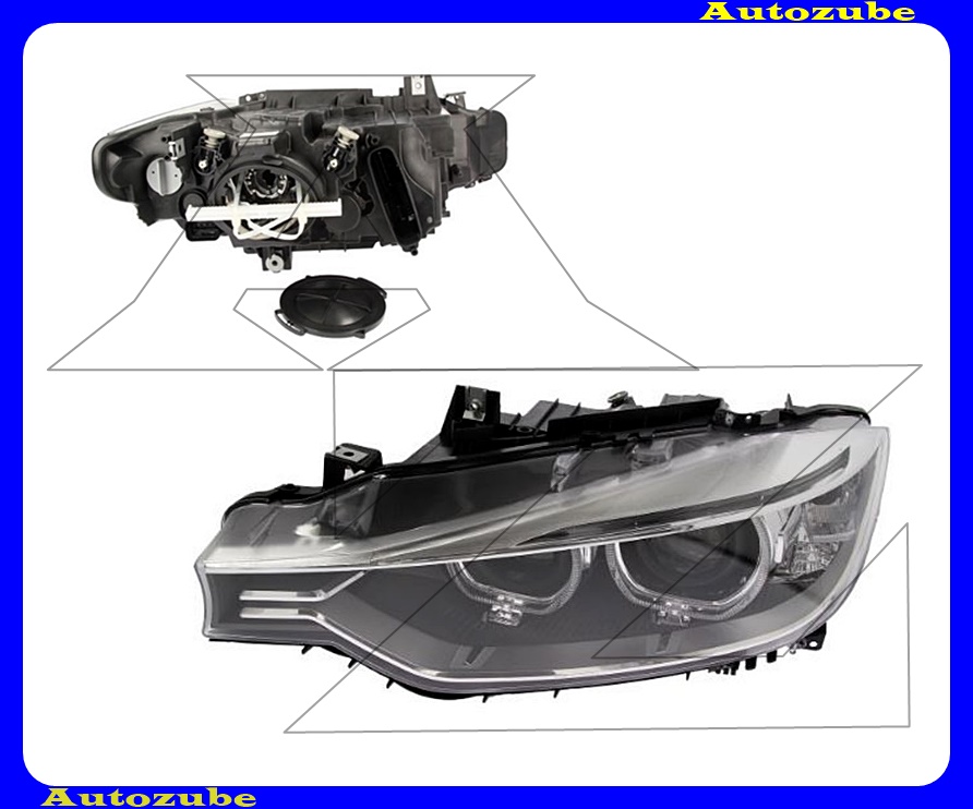 Fényszóró bal XENON (D1S/LED) nappali fénnyel (izzó és elektronika nélkül) {TYC} /RENDELÉSRE/ Fényszóró bal XENON (D1S/LED) nappali fénnyel (izzó és elektronika nélkül) {TYC} /RENDELÉSRE/