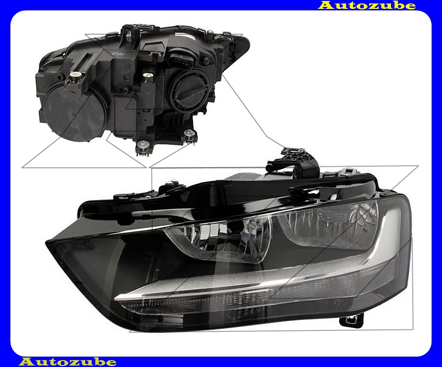 Fényszóró bal (H7/H7) nappali fényes, motorral {TYC} /RENDELÉSRE/ Fényszóró bal (H7/H7) nappali fényes, motorral {TYC} /RENDELÉSRE/