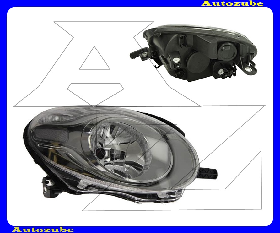 Fényszóró tompított jobb (H7) motorral {TYC} Fényszóró tompított jobb (H7) motorral {TYC}