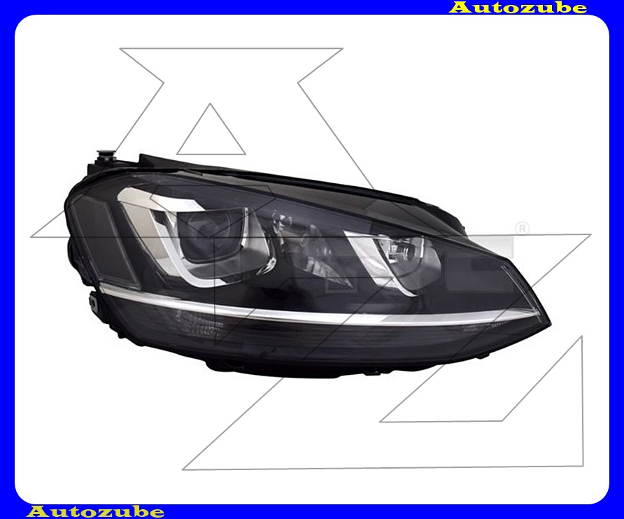 Fényszóró jobb Bi-XENON (D3S/H7/H21W) kanyarkövetős, nappali fénnyel, motorral (izzó és elektronika nélkül) {TYC} Fényszóró jobb Bi-XENON (D3S/H7/H21W) kanyarkövetős, nappali fénnyel, motorral (izzó és elektronika nélkül) {TYC}