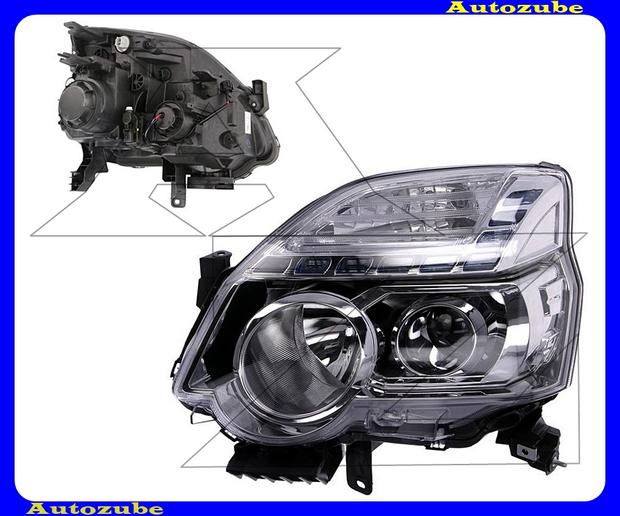 Fényszóró bal XENON (D2S/H1) motorral (izzó és elektronika nélkül) {TYC} /RENDELÉSRE/ Fényszóró bal XENON (D2S/H1) motorral (izzó és elektronika nélkül) {TYC} /RENDELÉSRE/