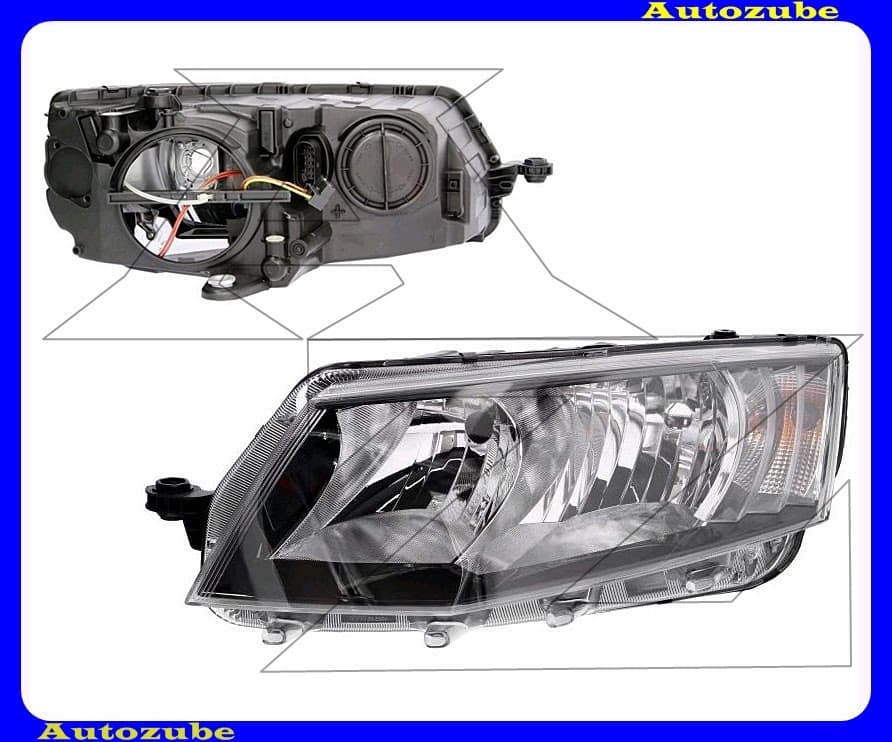 Fényszóró bal (H7/H15) nappali fénnyel, motorral {TYC} Fényszóró bal (H7/H15) nappali fénnyel, motorral {TYC}