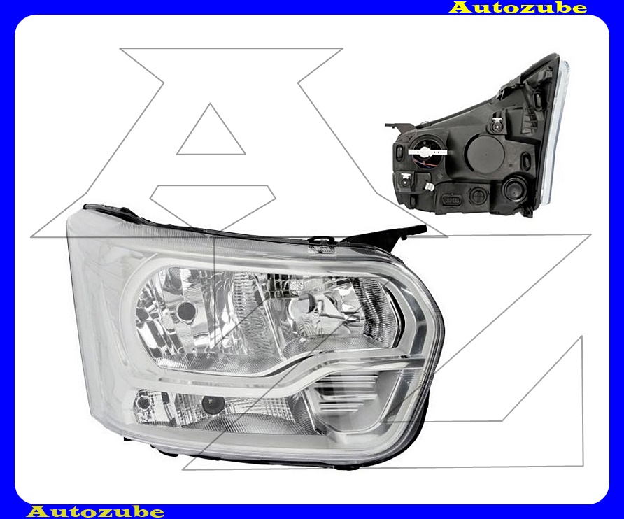 Fényszóró jobb (H7/H15/W5W) nappali fénnyel, motorral {TYC} Fényszóró jobb (H7/H15/W5W) nappali fénnyel, motorral {TYC}